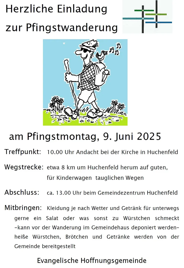 Pfingstwanderung Plakat 2025